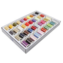 ZPSHYD Embroidery Machine Thread, Embroidery Polyester Thread 40 pcs Embroidery Machine Thread Kit for Embroidery and Sewing Machines