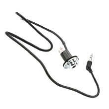 Guitar End Pin Jack Socket Female 1/4 Inch Socket To Male 3.5mm End Pin Cable For Guitar