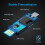 3 in 1 Micro SD Card Reader USB-C USB-A Micro USB Portable Memory Card Reader Trail Camera SD Card Adapter 4