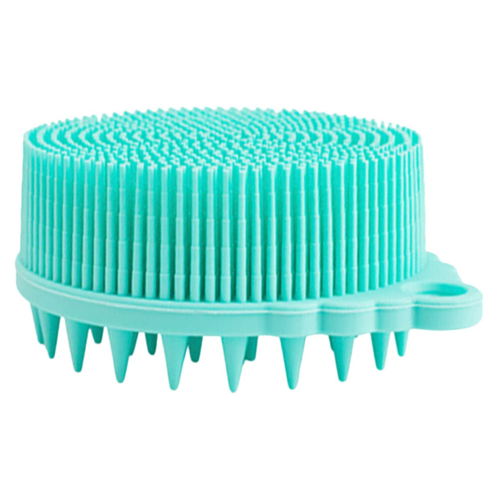 Silicone Bath Brush with Direct Soap Dispensing and Gentle Bristles for Sensitive Skin