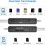 3 in 1 Micro SD Card Reader USB-C USB-A Micro USB Portable Memory Card Reader Trail Camera SD Card Adapter 3