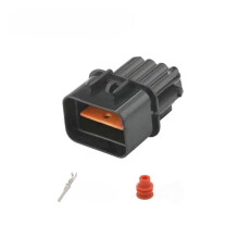 Waterproof IP67 8 Pin Auto Connector Set, Durable Electrical Plug for Car and Boat Wiring