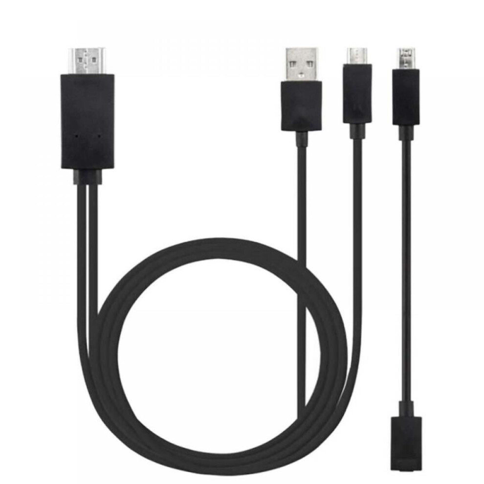 Prettyui Cable Mhl Micro Usb A Hdmi 1080P Hd Tv Para For Compatible With Samsung Adaptador 5Pin 11Pin 9499224780323