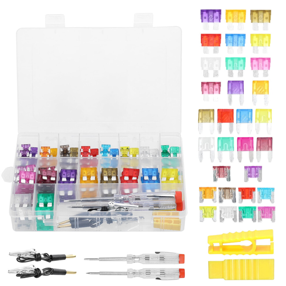 Htovila 300Pcs Blade Fuse Assortment Kit With 2 Circuit Testers, Storage Box For Car Truck Suv Rv Marine Boat, 3A-40A 9499224781733