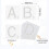 26Pcs/set Reusable Scrabble Style Tile Stencil Letters Stencil Template For Tile Wall Decor Art 2