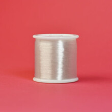 Thin "invisible" sewing thread, transparent, 200m transparent