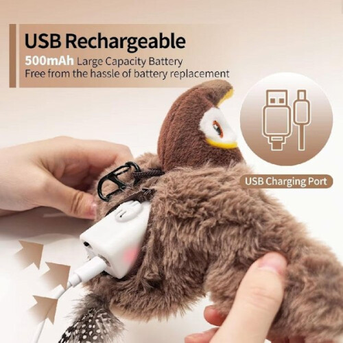 Electronic Interactive Flying Bird – Perfect Toy for Cats 2