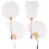 4pcs DIY Handmade Classical Folding Fans for Painting (Random) 1