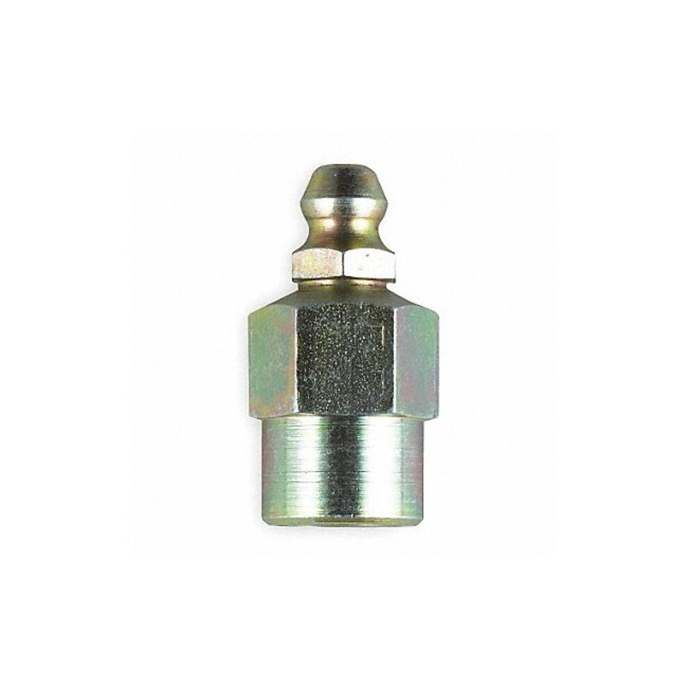 Kingfisher Grease Fitting,Steel,8,000 Psi,Pk10 5Pe97 9448990312474