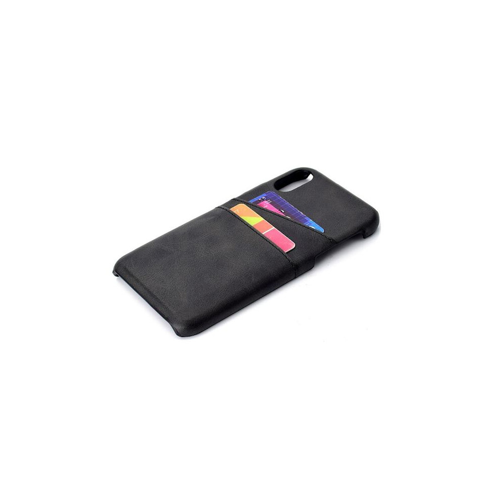 Smart Vintage Case With Card Slot For Compatible With Iphone Xs Max Black 9448990314287