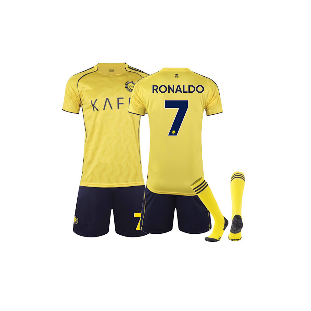 Al-Nassr FC 2023-2024 Kids' Football Kit No. 7 Ronaldo 28