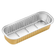 5Pcs Aluminum Mini Disposable Loaf Pans | Deep Half Size 6.5x2.6x1.4 inch Extra Thick Foil Bread Containers for Baking | Food Storage & Takeout
