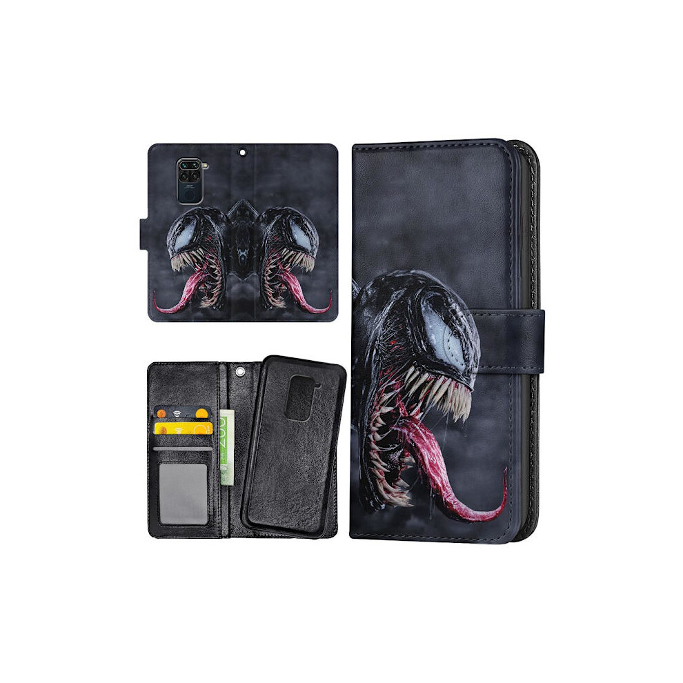 Compatible With Xiaomi Redmi Note 9 - Wallet Case/Case Venom Multicolor 9448990314294