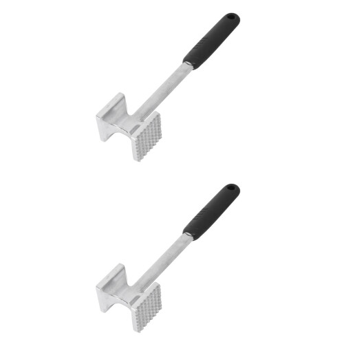 Set of 2 Hammer Steak Pounder Multifunction Kitchen Tool Meat