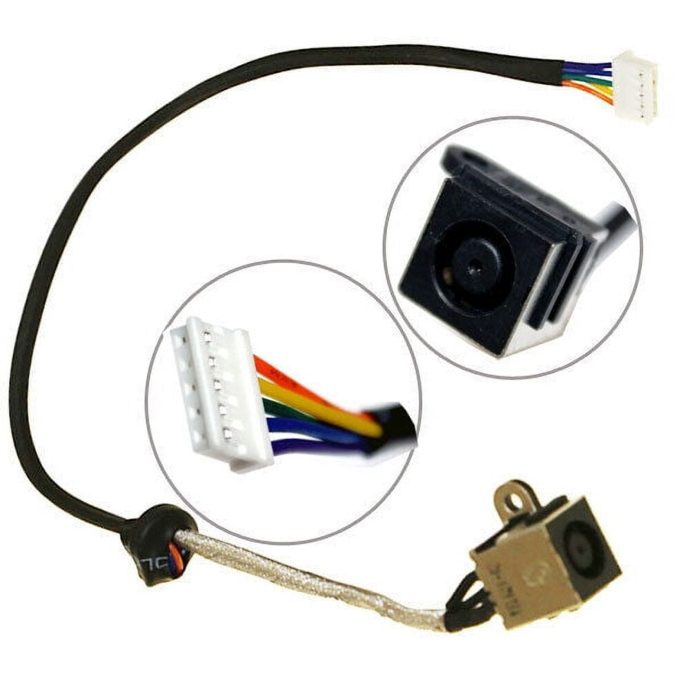 Ac Dc Power Jack Socket Cable Harness For Compatible With Dell Vostro 3450 Inspiron N4110 Series 9555307238201