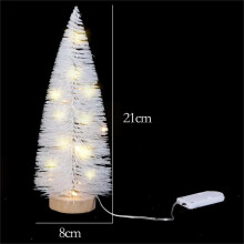 Christmas Decor Clearance! White Mini Tree with LED Lights, Compatible with Tabletop Display, Gifts for Family