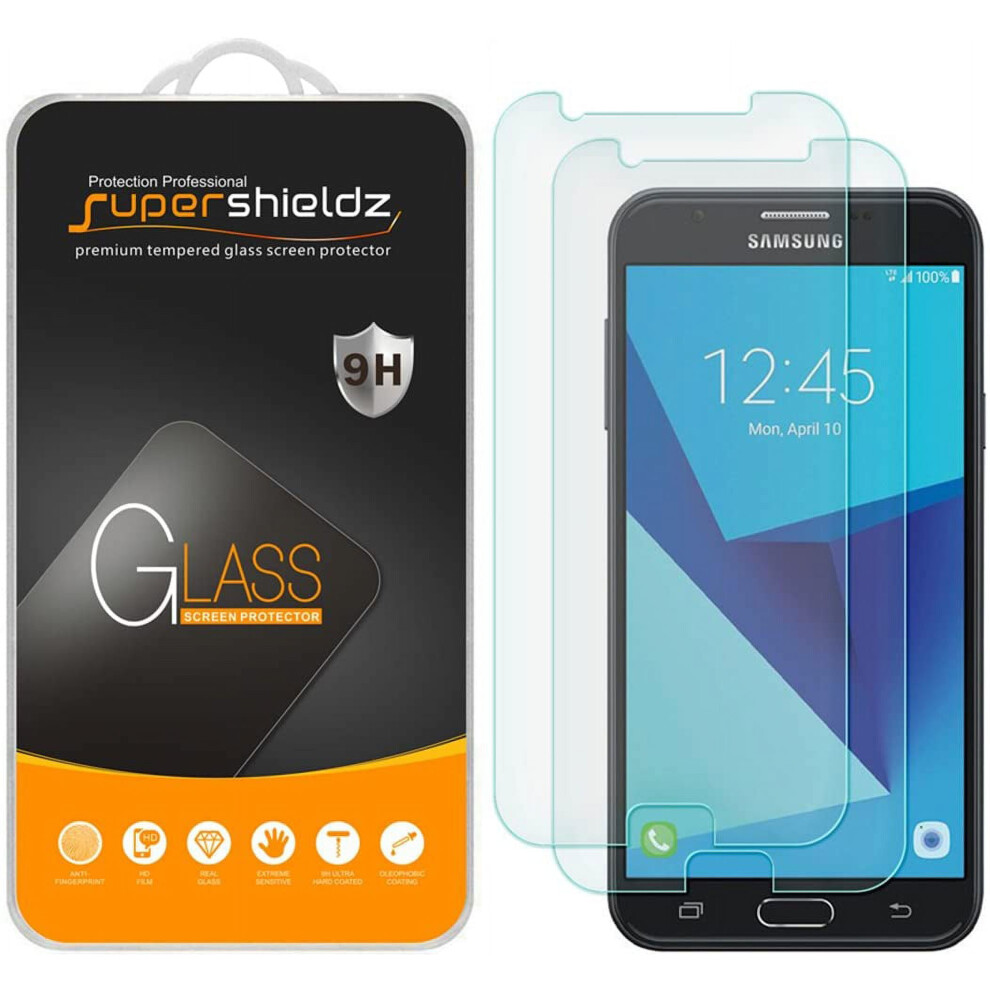 (2 Pack) Designed For Compatible With Samsung Galaxy J7 V And Galaxy J7v (1St Gen Sm-J727v) (Verizon) Tempered Glass 9450273688916