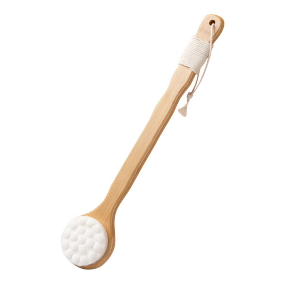 Long Handle Bath Brush with PBT Bristles for Gentle Exfoliation and Ergonomic Back Scrubber