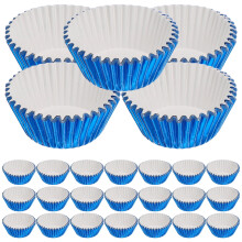 100 Pcs Cupcakes Cups Paper Cases Tray Gift Wedding