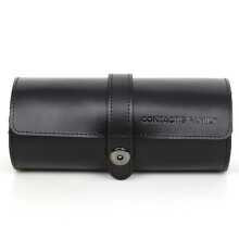 Watch Roll Travel Case for Men's Watches Handmade Genuine Leather Watch Storage Box Portable Watch Travel Organizer