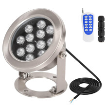 LED Underwater Lights 36W RGB 12V Waterproof  Brightness for Pool Pond Fountain Garden