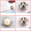 Brooch pins 30-pack model 2 White 3