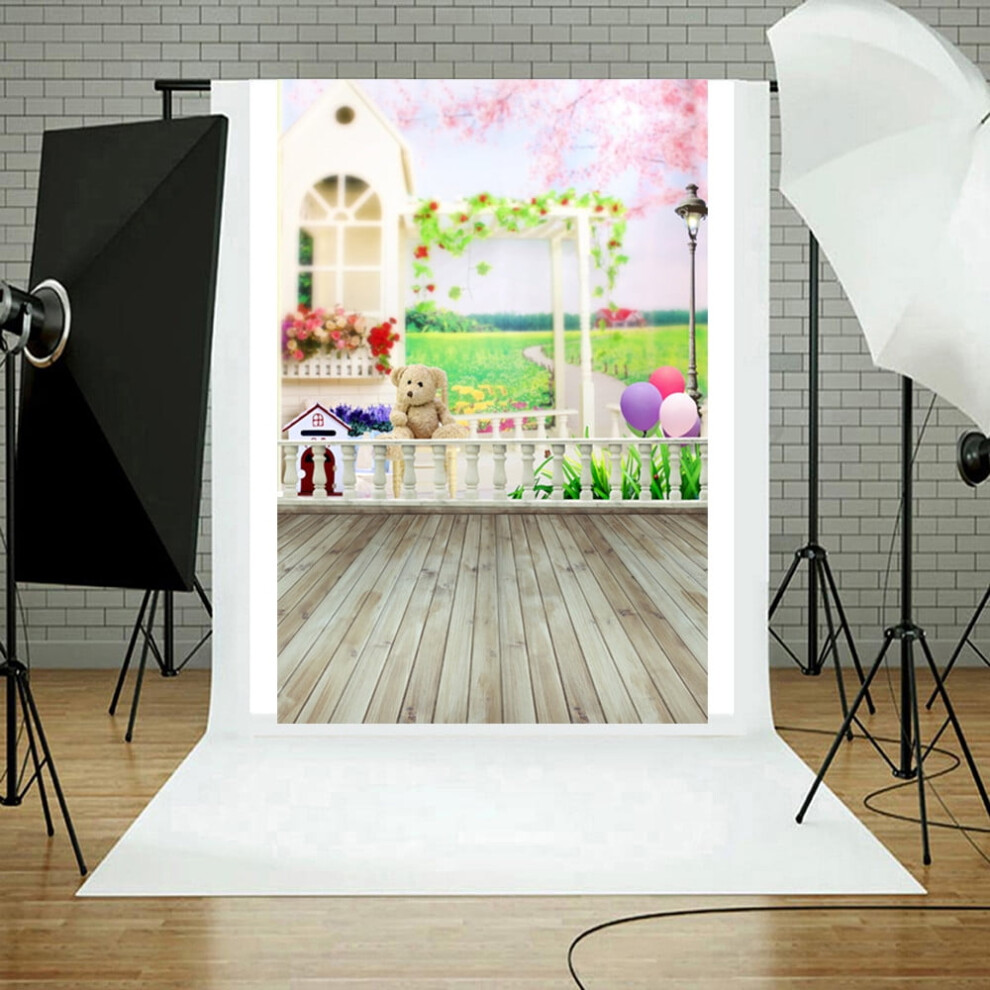 Kayannuo Bedroom Decor Christmas Clearance Vinyl Wood Wall Floor Photography Studio Prop Background 3X5ft I Living Room Decor 9555307242703