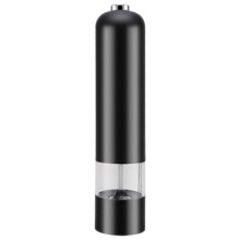 Zeceouar Electric Pepper Grinder Set - USB Rechargeable, Automatic One-Hand Operation, Adjustable Coarseness, Refillable