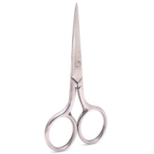 Tssuoun 9.2CM Small Straight Tip Eyebrow Trimming Scissors Stainless Steel Delicate Protection Multi-Purpose Scissor