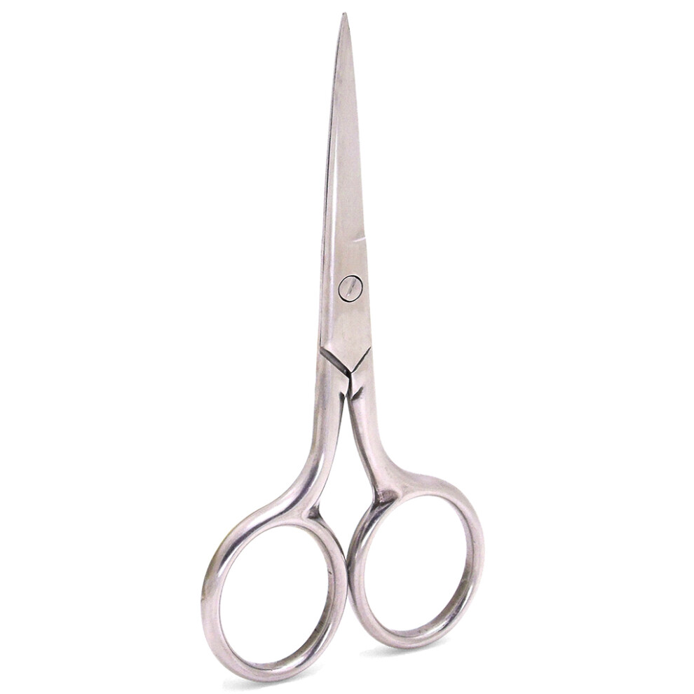 Tssuoun 9.2CM Small Straight Tip Eyebrow Trimming Scissors Stainless Steel Delicate Protection Multi-Purpose Scissor