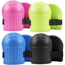Eease 4 Pairs Knee Protector Pads Work Cushion Adjustable Belt Gardening Mat