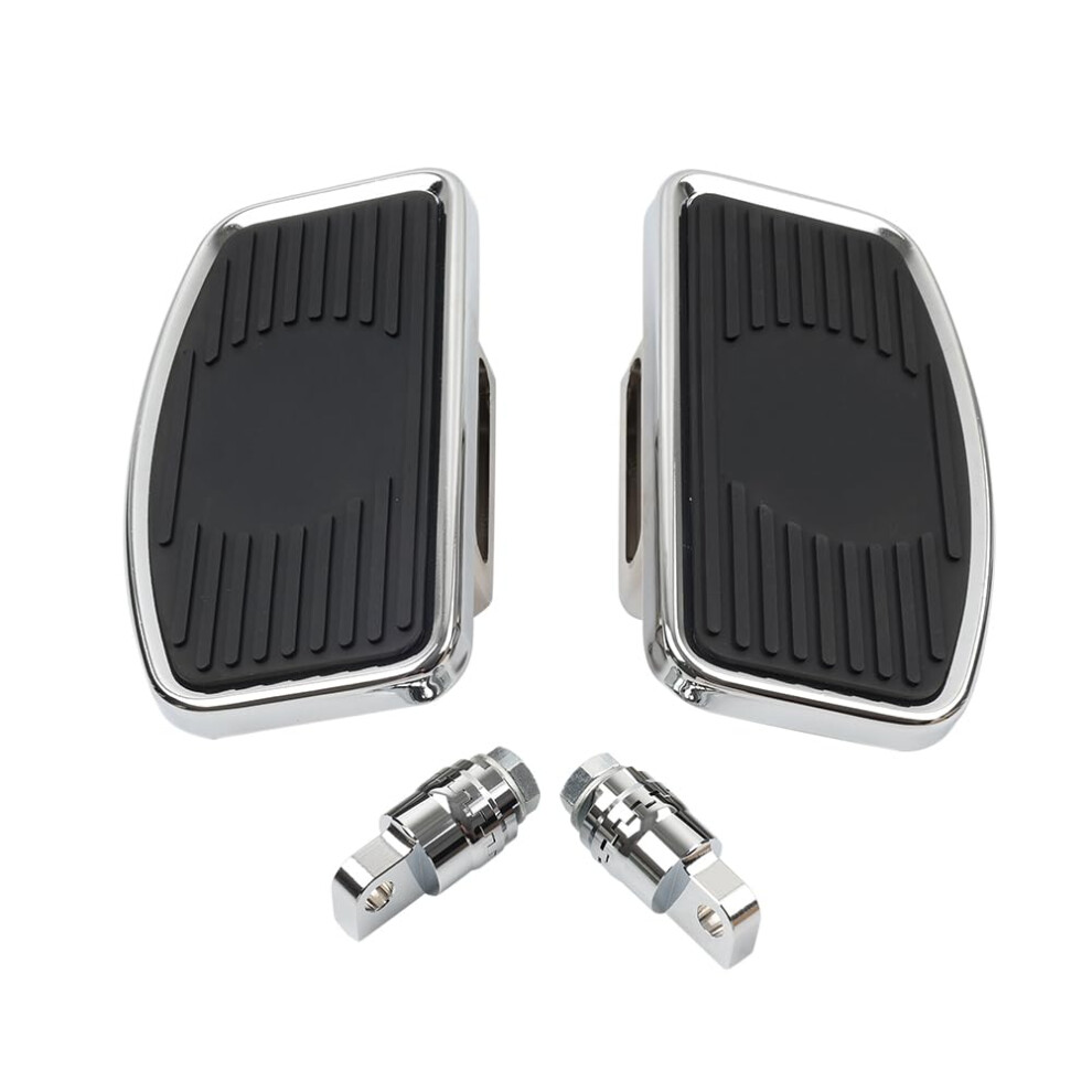 Foot Pegs Aluminum 360 Adjustable Antislip Front Rest For Harley Sportster 1200 Xlh Black 9070919652264