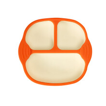 Hiroekza Kids Silicone Dinner Tray, Compatible with High Chairs, Safe & Easy Clean Design, Ideal for Home, Travel, Daycare Use