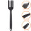 Eease Silicone Spaghetti Salad Pasta Server Mixing Fork - Nonstick Cooking Utensil 3