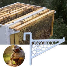 WinysinBeehive Inspection Bracket Pair Of Beehive Rack Brackets Plastic Beehive Rack Tray Beehive Rack Beehive Rack Entry Kit Beekeeping Supplies
