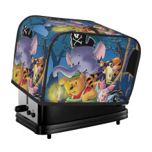 Winnie The Pooh Toaster Cover 2 Slice, Bread Dust Cover & Fingerprint Protection-Polyester, Kitchen Small Appliance Covers