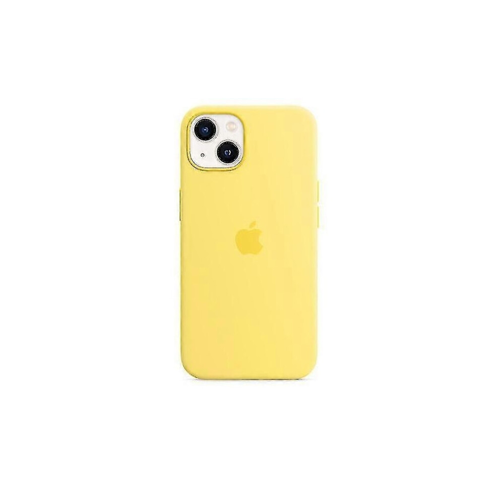 Silicone Case With Magsafe For Compatible With Iphone 13 Mini Mobile Case - Wellngs Lemon Zest Yellow 9558633680003