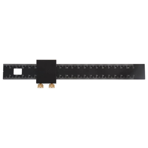 Precision Pocket Ruler Woodworking by Clear Style T Track Ruler