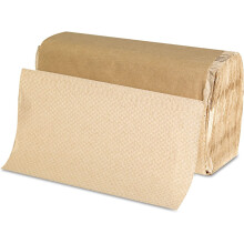 Singlefold Paper Towels, 9 x 9 9/20, Natural, 250/Pack, 16 Packs/Carton