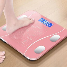 Digital Bathroom Scale, Bluetooth Smart Scale with BMI, Highly Accurate Body Weight Monitor (Batteries Not Included)