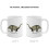 Black Spot Cow Ceramic Coffee Mug Tea Cup, 11 OZ 2