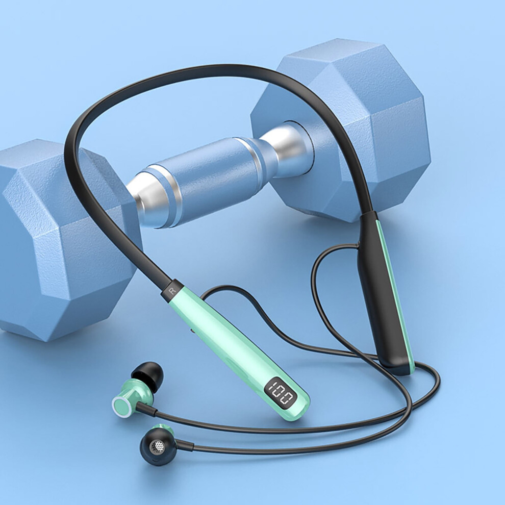 Quinlirra 50% Off Bluetooth Headset Neck Neck Type Wireless Sports Extra Long Standby Life Noise Reduction 9193271530305