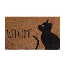 Coir Welcome Mats For Front Door, Funny Door Mats Outside Home Room Floor Mats Anti Slip