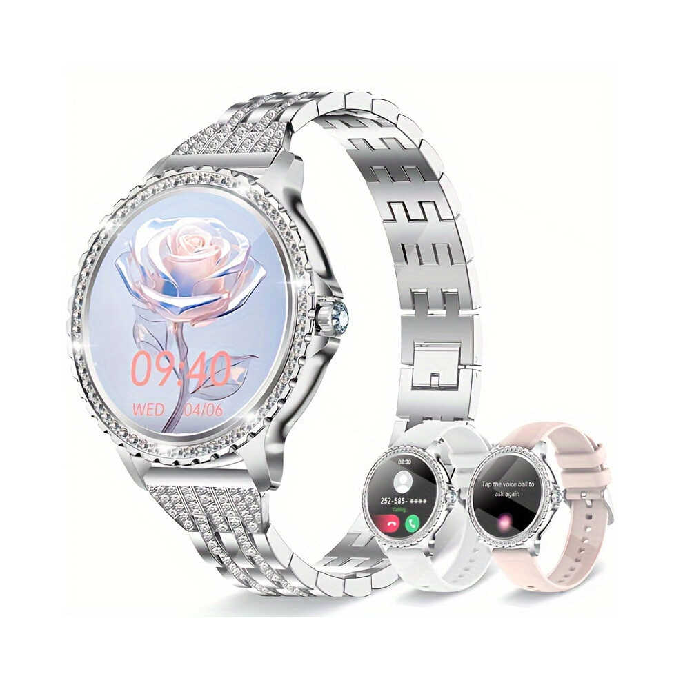 Smart Watch With Wireless Calling, 1.32" Screen, Over 20 Sports Modes, Information Reminder, Voice Assistant Compatible With Android And Ios 9193271527497