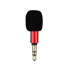 Portable Mini Microphone Jack 3.5mm Aux 4 Pole/ 3 Pole Karaoke Small Mic For Recorder Mobile Phone Smart Phone Computer Laptop,Plug and Play
