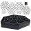 Pond Netting Koi Pond Protector Blocks Predators Floating Hexagon Mesh Cover 20 Pack Black 1