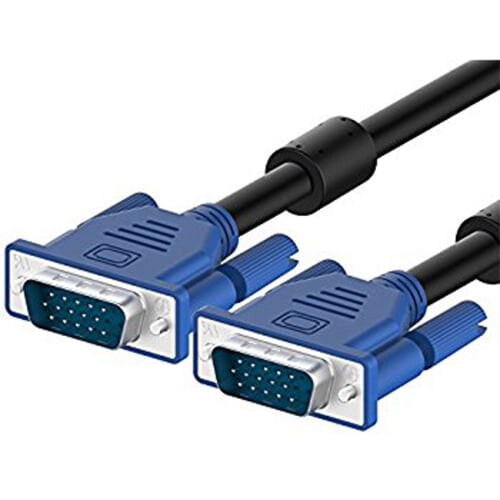 5' VGA to VGA Cable, Black, compatible with Lenovo Desktop Computer 2