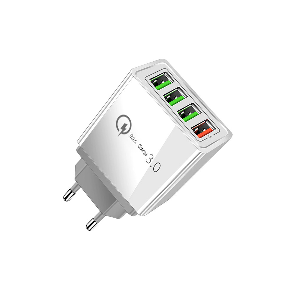 Power Adapter With 4 Usb-A Ports 3A Qc 3.0 9130661582384