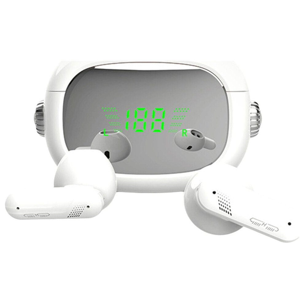 Jacenvly Wireless Earphones Bluetooth 5.3, Hifi Stereo, Noise Reduction, Low Latency, Led Display, Touch Control 9170372808663