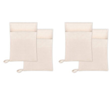 Ice Bag,Bartender Kit Ice Crusher,Canvas Bag Set for Ice Crushing, Bar Tools Accessory for Home Bartenders 4Pcs